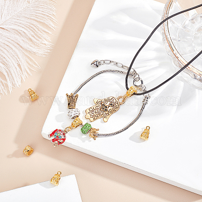 Поручни из цинкового сплава в тибетском стиле TIBE-PH0001-27G-RS-1