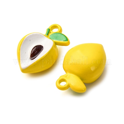 Подвески из сплава краски для выпечки FIND-G097-04E-1