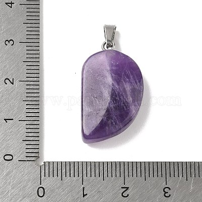 Резные подвески из натурального аметиста G-P599-04P-08-1