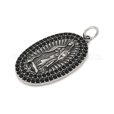 Подвески из хирургической нержавеющей стали 316 со стразами STAS-D304-25AS-1