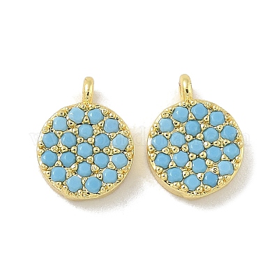 Стойки обшивки латунь микро проложить кубическую прелесть диоксида циркония KK-G515-27G-1