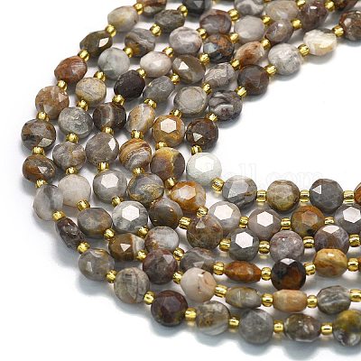 Натуральные гоби-агат нити G-C116-A21-02-1