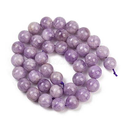 Нити бусин из натурального лавандового аметиста G-F792-C08-01-1