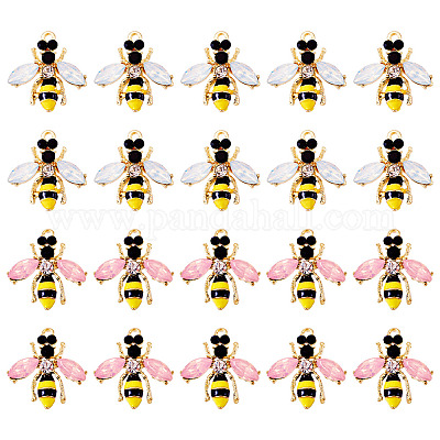 20шт 2 цвета сплава эмалевые подвески FIND-TA0008-02-1