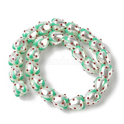 Запекаемые стеклянные бусины LAMP-Z014-02B-1