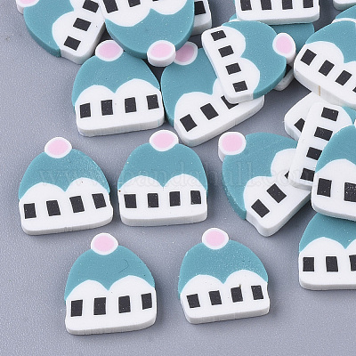 Кабошоны из полимерной глины ручной работы CLAY-S091-018-1