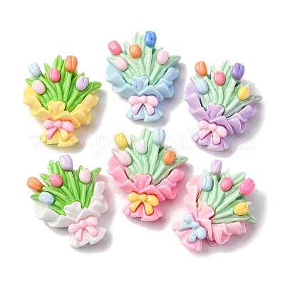 Непрозрачные кабошоны из смолы CRES-V001-05-1