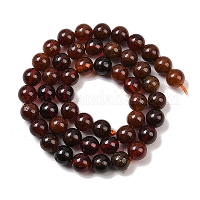 Гранат природный бисер нитей G-H300-A01-02-1