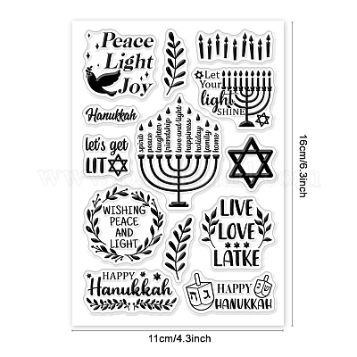 Прозрачные штампы из ПВХ с летней тематикой DIY-WH0631-0479-1