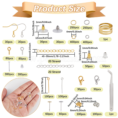 Наборы для поиска ювелирных изделий из сережек своими руками&nbsp;DIY-SP0002-92-1
