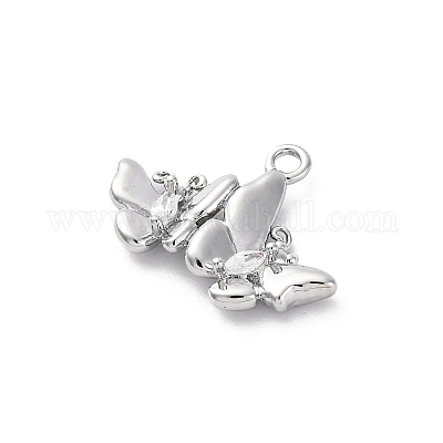 Кулоны со стразами и кристаллами из латуни KK-E793-04P-1