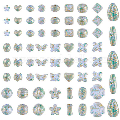 100 г непрозрачных акриловых бусин OACR-TA0003-75-1