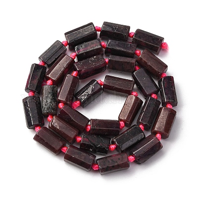 Гранат природный бисер нитей G-K245-I18-01-1