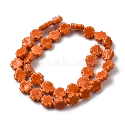 Фарфора ручной работы бисер нитей PORC-K010-05G-1