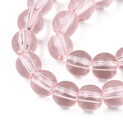 Прозрачные стеклянные бусины GLAA-T032-T6mm-10-1