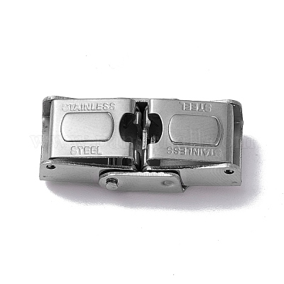 Застежки для часового ремешка из нержавеющей стали 201 STAS-F067-02-1