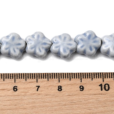 Фарфоровые бусины ручной работы PORC-K010-03C-1