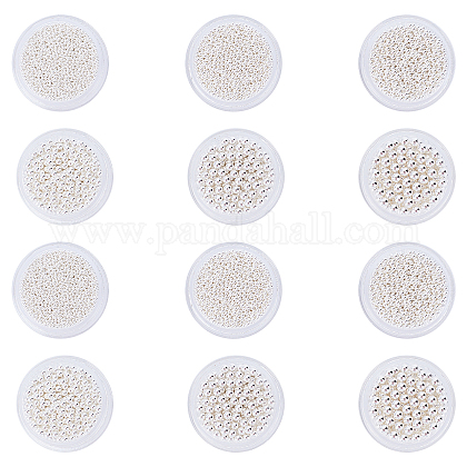 アクセサリー作り用 Unicraftaleステンレス鋼ビーズ 小さなキャビアネイルビーズ ネイルアートの装飾の付属品 ラウンド 銀 240 G セッティング を購入 Selected Pandahall Com Jp