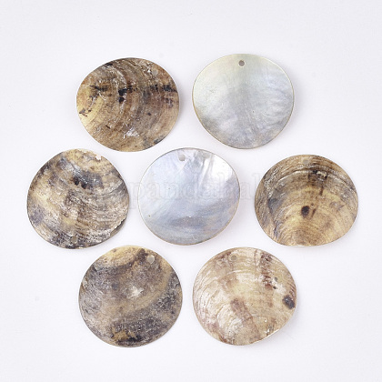 Natural Akoya Shell Pendants SHEL-T012-46-1