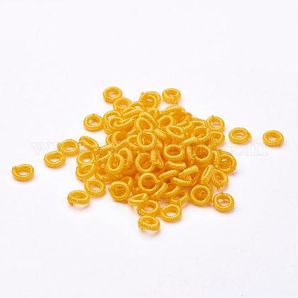 Polyester Weave Beads WOVE-N003-24-1