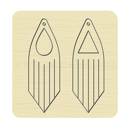 Matrice de découpe de coupe de bois DIY-WH0169-67-1