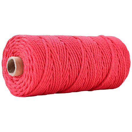 Hilos de hilo de algodón de 100 m para tejer manualidades KNIT-YW0001-01K-1