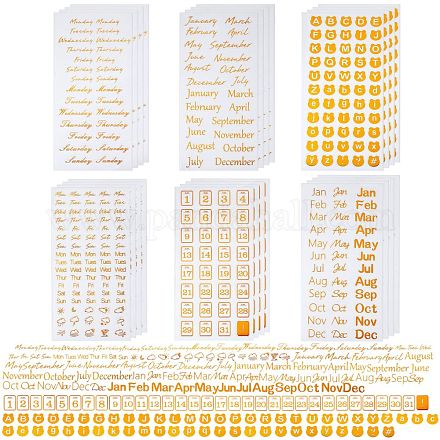 24 hoja de pegatinas adhesivas impermeables para mascotas de 6 estilos DIY-SZ0001-97-1
