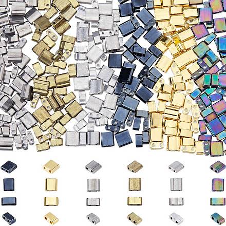 360 шт. 12 вида непрозрачных стеклянных бусин SEED-CN0001-31-1