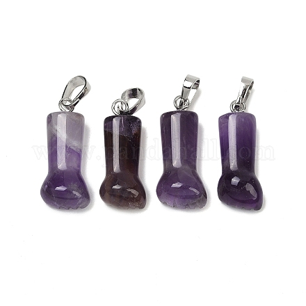 Подвески из натурального аметиста  G-C184-03D-1