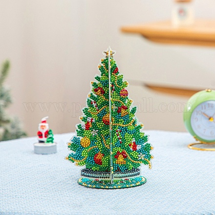 Diy Рождественская елка дисплей декор наборы алмазной живописи XMAS-PW0001-104-1