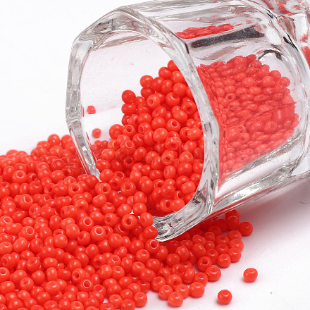 11/0 Grade A Baking Paint Glass Seed Beads X-SEED-N001-A-1068-1