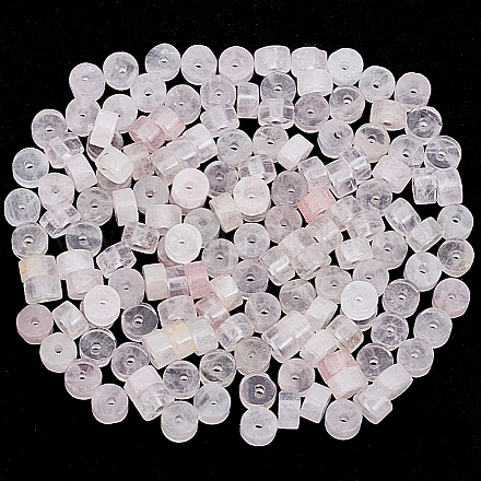 Gomakerer 1 filo di perle di quarzo rosa naturale G-GO0001-23-1