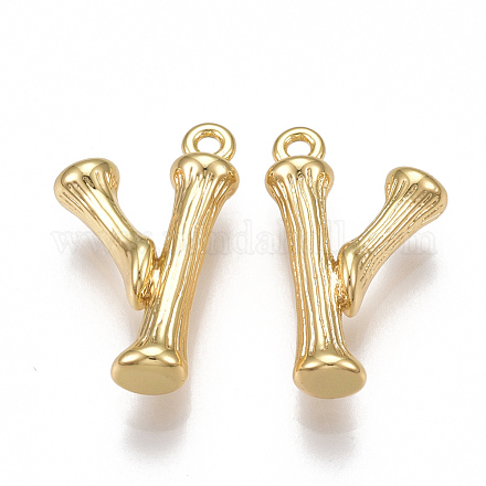 Brass Pendants KK-T038-193G-Y-1