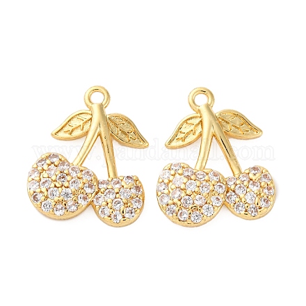 Латунные микро проложить кубического циркония подвески KK-F895-18A-G-1