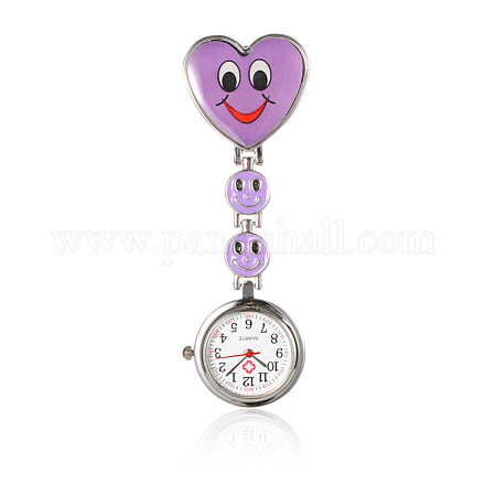Relojes de bolsillo de la aleación mesa la enfermera del corazón WACH-N007-02D-1