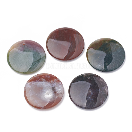 Natural Indian Agate Pendants G-S330-29B-1