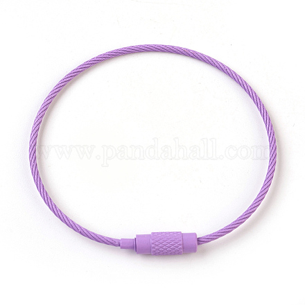 Steel Wire Bracelet Making MAK-F025-B09-1