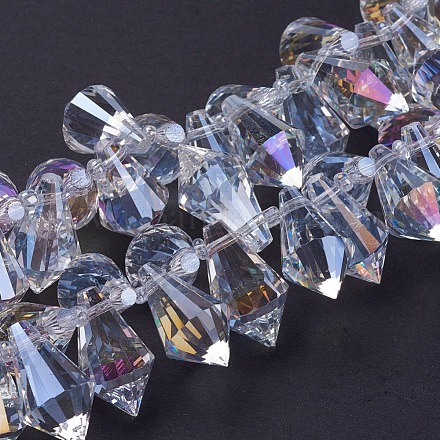 Perles de verre pointues GLAA-F080-AB01-1