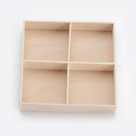 Caja de almacenamiento de madera X-CON-L012-02-1