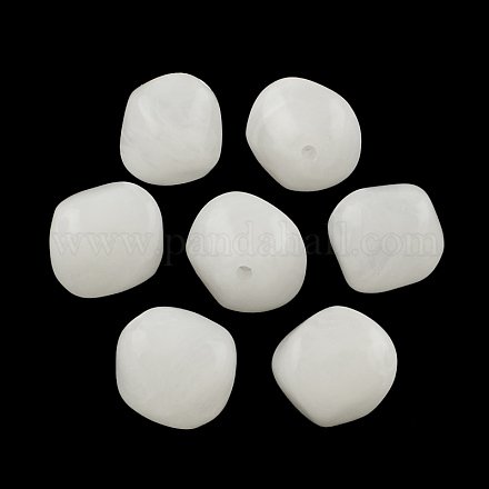 Piedras preciosas abalorios de imitación de acrílico bicone X-OACR-R024-25-1