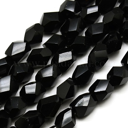 Nuggets natürlichen Mahagoniholz ​​Obsidian Perlen Stränge G-P063-96-1