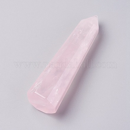 Perle di quarzo rosa naturale a punta X-G-I220-09-1