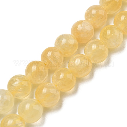 Brins de perles de calcite de miel naturel G-R494-A05-02-1
