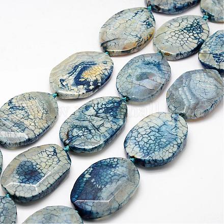 Natural Dragon Veins Agate Beads Strands G-K180-E02-1