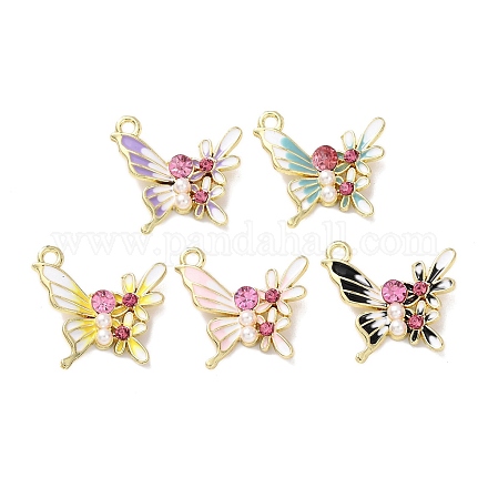 Подвески из эмали и сплава ENAM-K076-27G-1