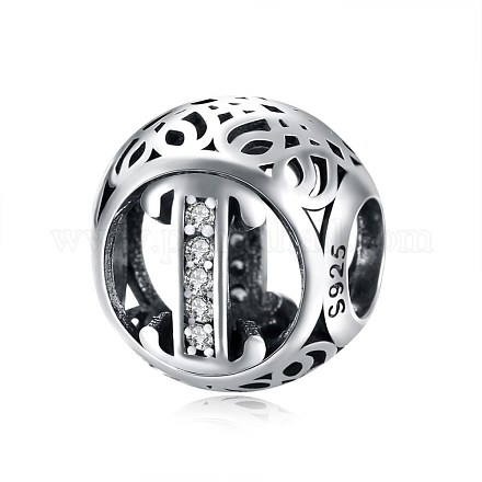 925 Thai Sterling Silber European Beads OPDL-BB24052-I-1