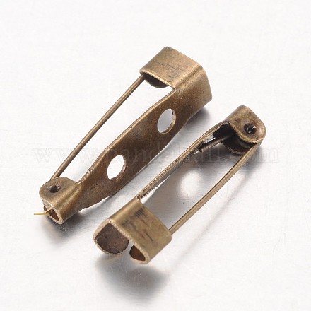 Accessoires brcohes dos épingle en fer sans nickel E035Y-NFAB-1
