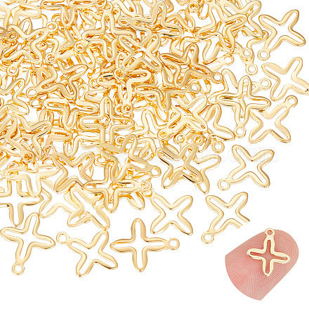 100 шт. 201 нержавеющая сталь миниатюрные крестики-подвески FIND-UN0003-99-1