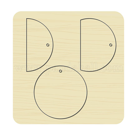 Matrice de découpe de coupe de bois DIY-WH0169-64-1