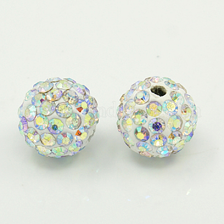 Abalorios de Diamante de imitación de arcilla polímero RB-N006-18-1